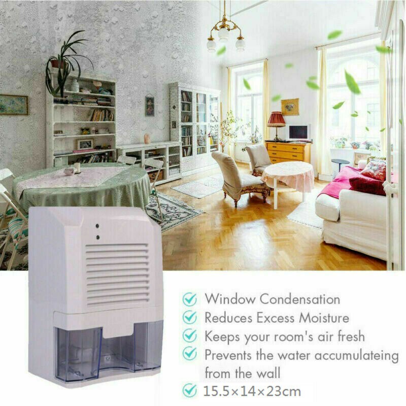 Mini déshumidificateur électrique Portable de 800ML, séchoir à Air pour salle de bain, sous-sol, cuisine, bureau, caravane, camping-car, Garage