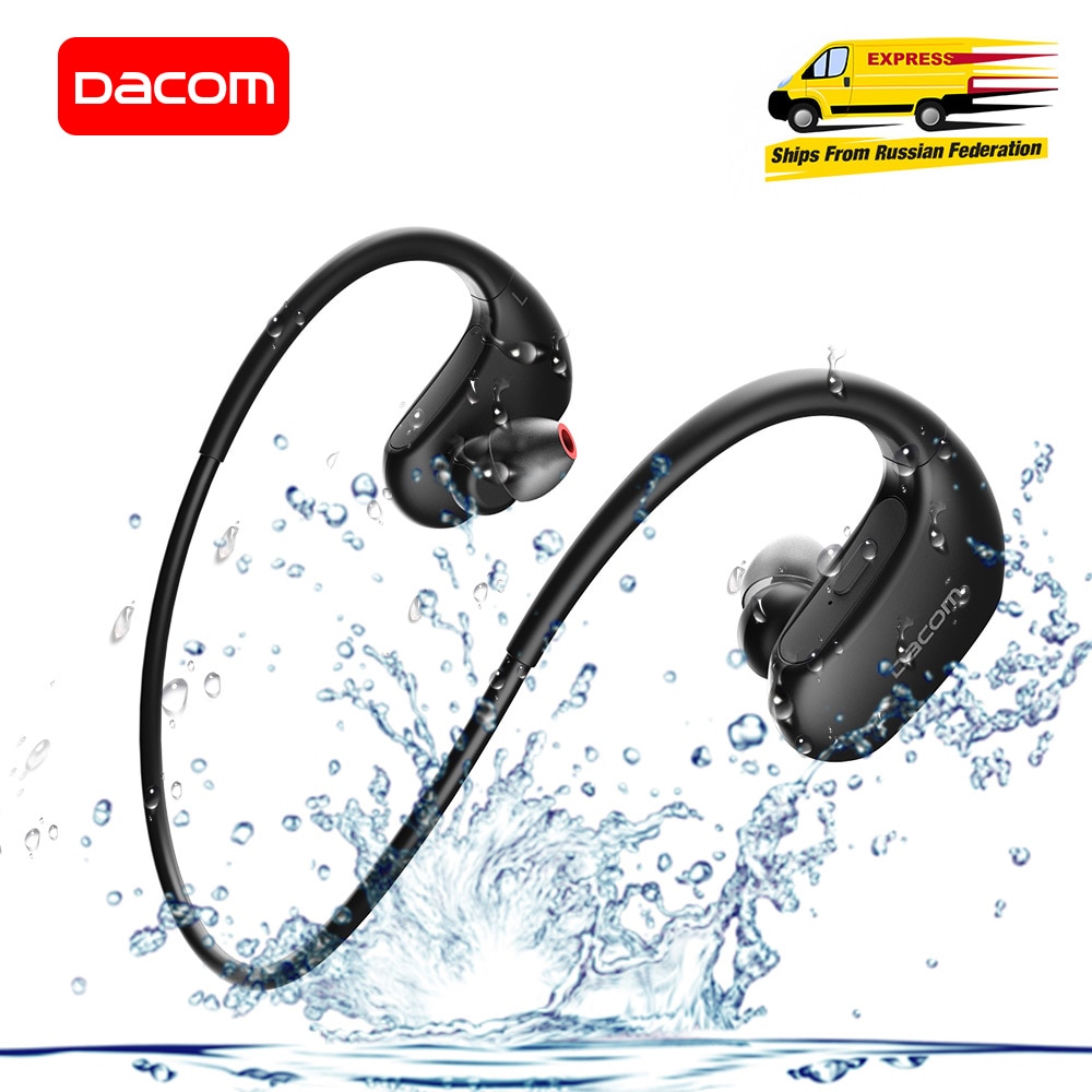 Dacom L05 Basgeluid Sport Bluetooth Headset Draadloze Hoofdtelefoon IPX7 Waterdichte Draadloze Stereo Headset Voor Iphone Xiaomi Huawei
