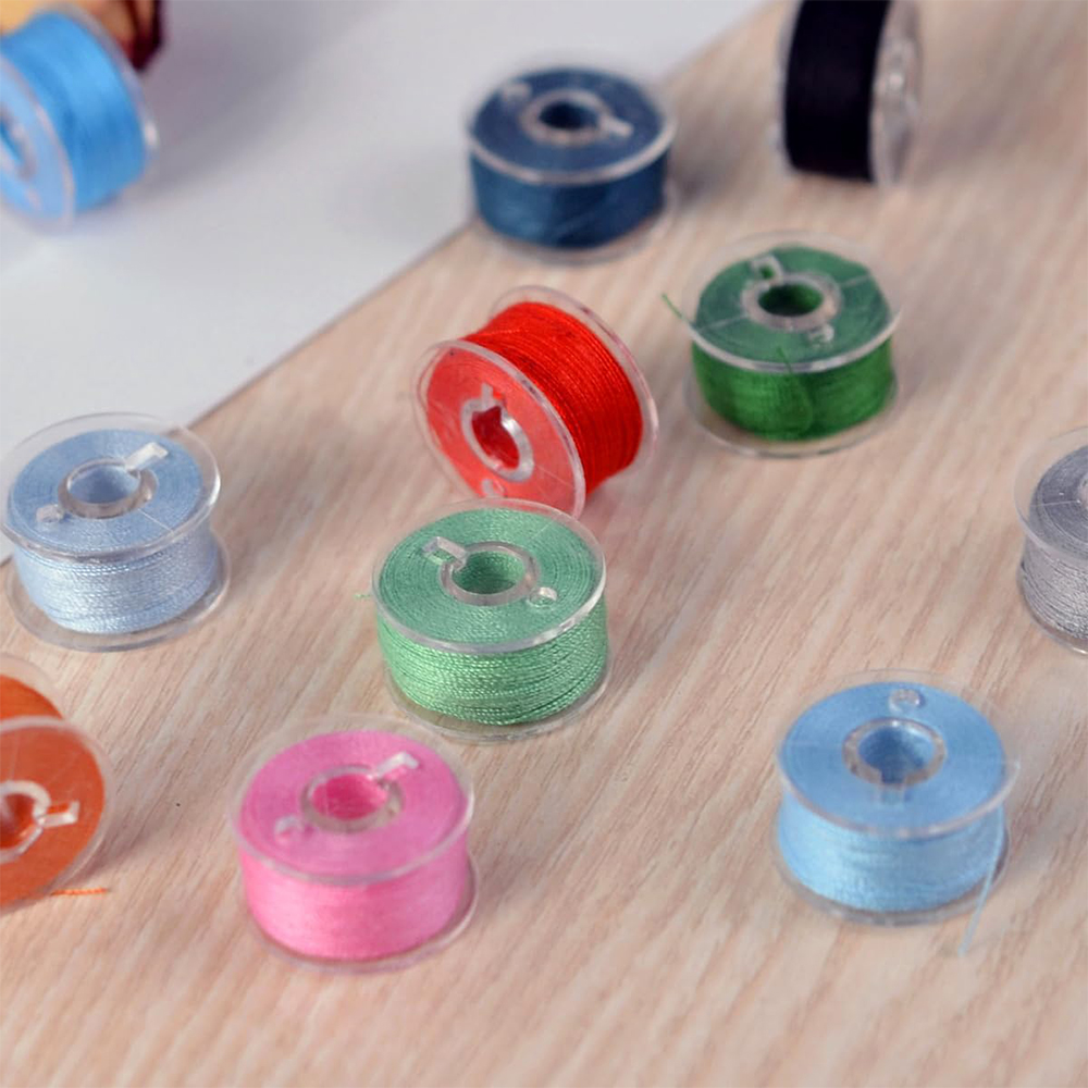 Bobines de Machine à coudre en plastique transparent SA156, bobine vide universelle pour accessoires de Machine à coudre Singer Brother