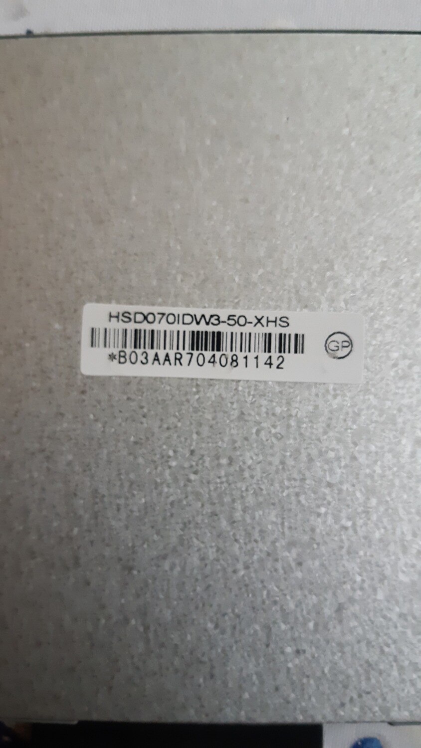 7 pulgadas 50pin HSD070IDW3-50-XHS pantalla LCD espesor 5MM DVD del coche de navegación GPRS pantalla LCD pantalla táctil