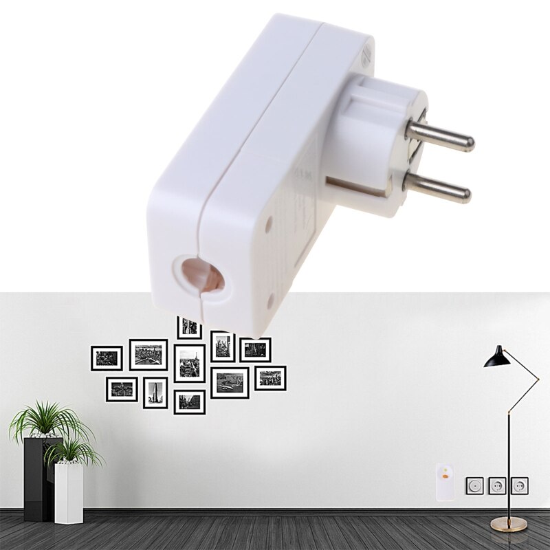 EU16A Veiligheid Socket Adapter Anti Elektrische Shock Trip Switch Stroomonderbreker Plug