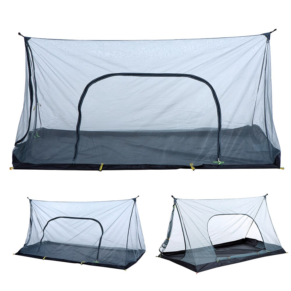 Outdoor Camping Tent Ultralight Mesh Mosquito Tent Waterproof Folding Insect Repellent Net Tents Guard for Fishing Hiking Picnic