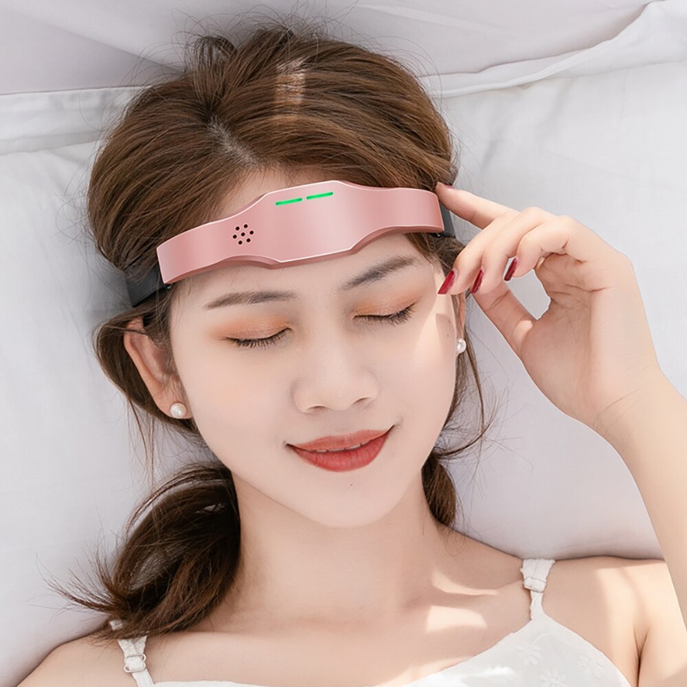 Elektrische Head Massager Slaap Monitor Migraine Relief Massager Slapeloosheid Therapie Release Stress Slaap Therapie Apparaat