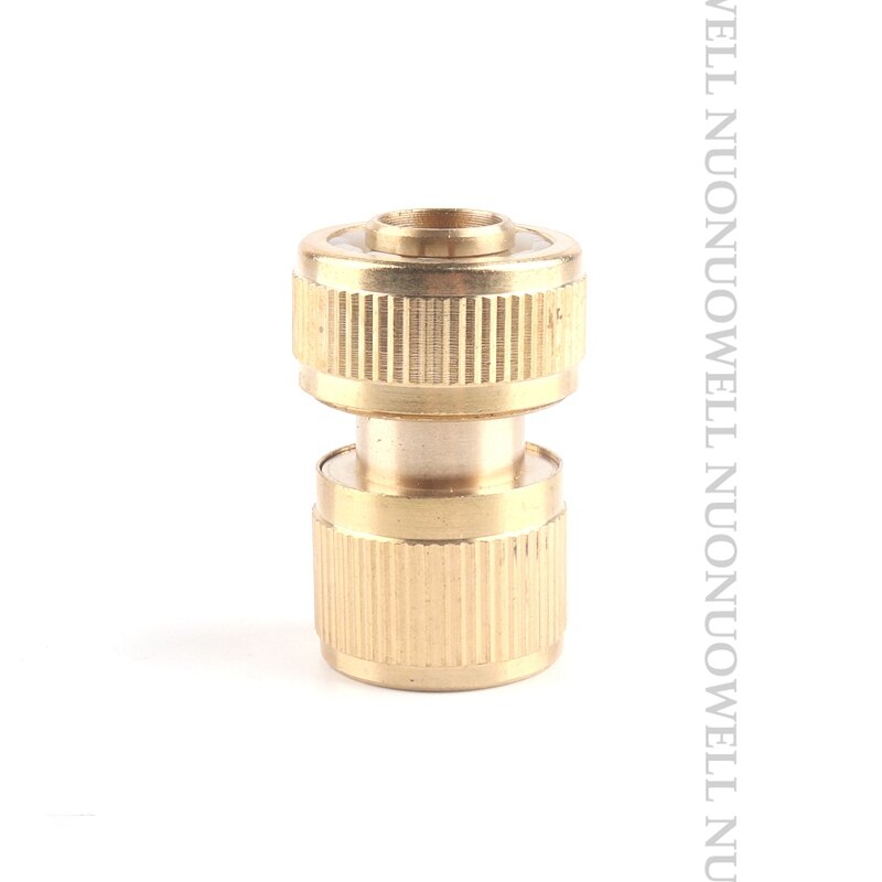 1pcs 1/2" 3/4"Garden Quick Connector Copper Thread Mental Joint Irrigation Hose Fittings Watering Tube Accessories Pipe Adaptor