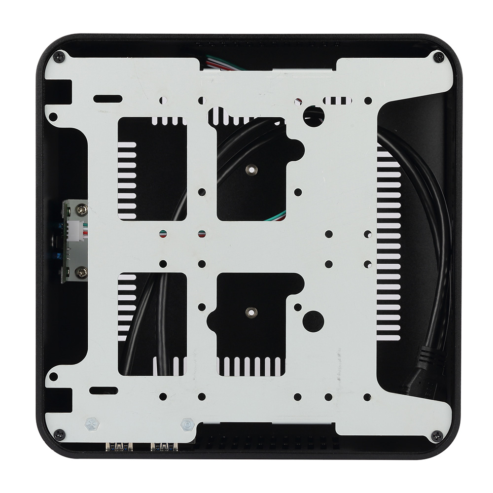 Rgeek  l80 kompakt-pc-gehäbenutzen aus Aluminium mit netzteil für htpc und Mini-itx-pc