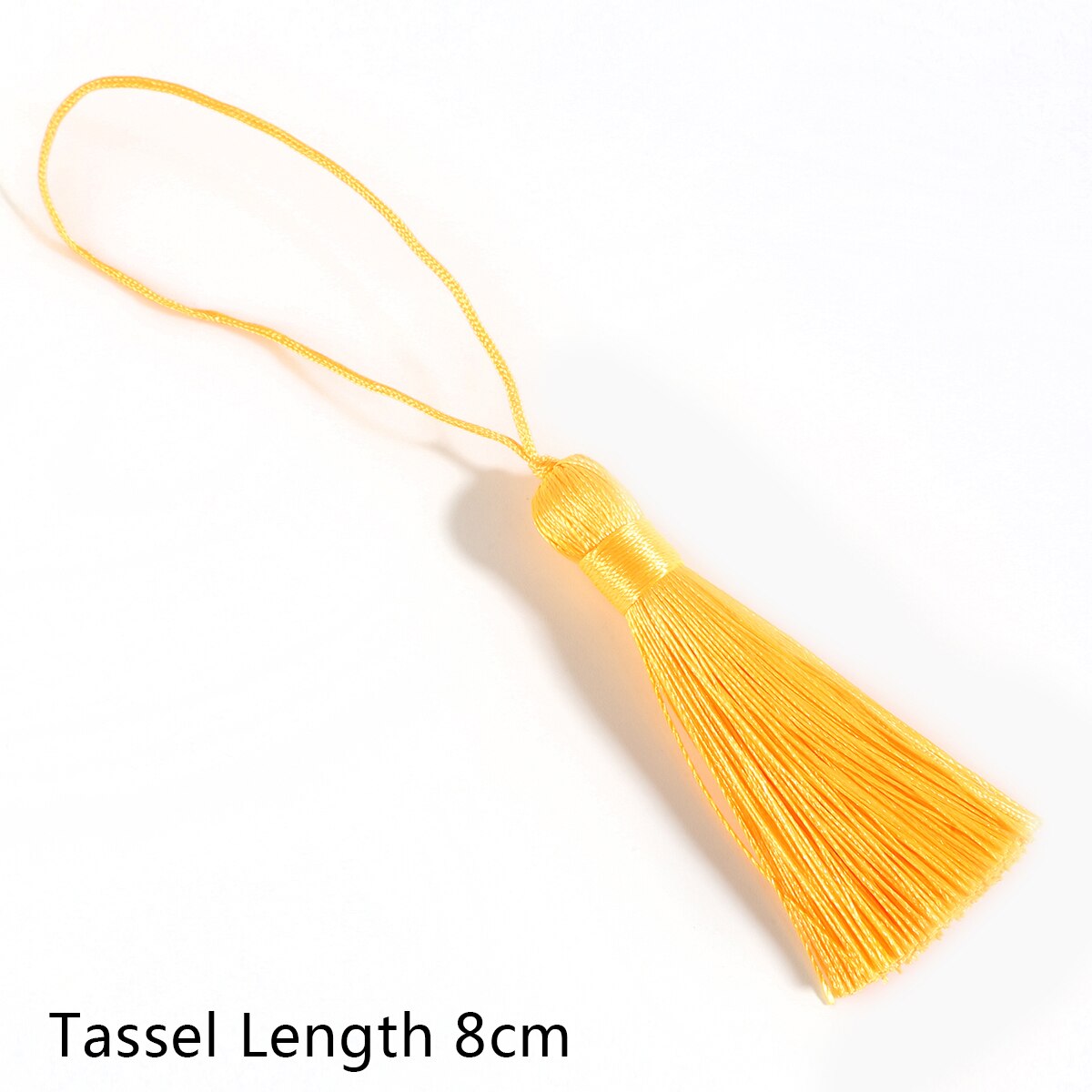 8cm, tupsua,silkkihapsut,askartelutupset,hapsut verhoon,tupsut koruihin tee itse,hapsuverho ,2kpl /pussi: Keltainen