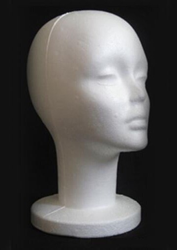 Piepschuim hoofd mannequin hoofd haar bril standaard feng shui feeëntuin miniaturen huisdecoratie accessoires knutselen