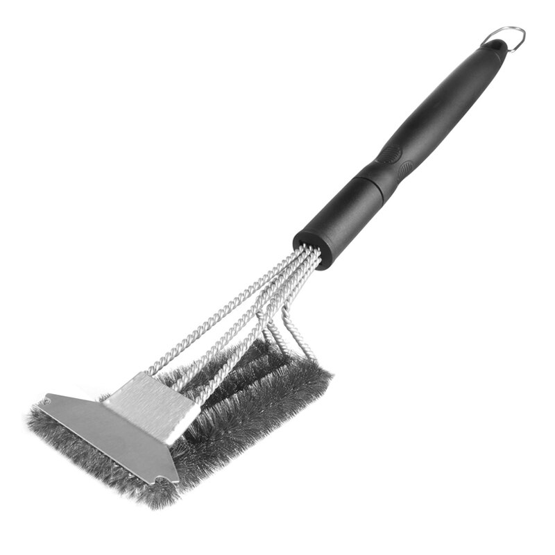 Grill Brush and Scraper,18 inch stainless steel Wire Barbecue cleaning brush,BBQ cleaner for Weber Gas/Charcoal Grilling Grates: Default Title