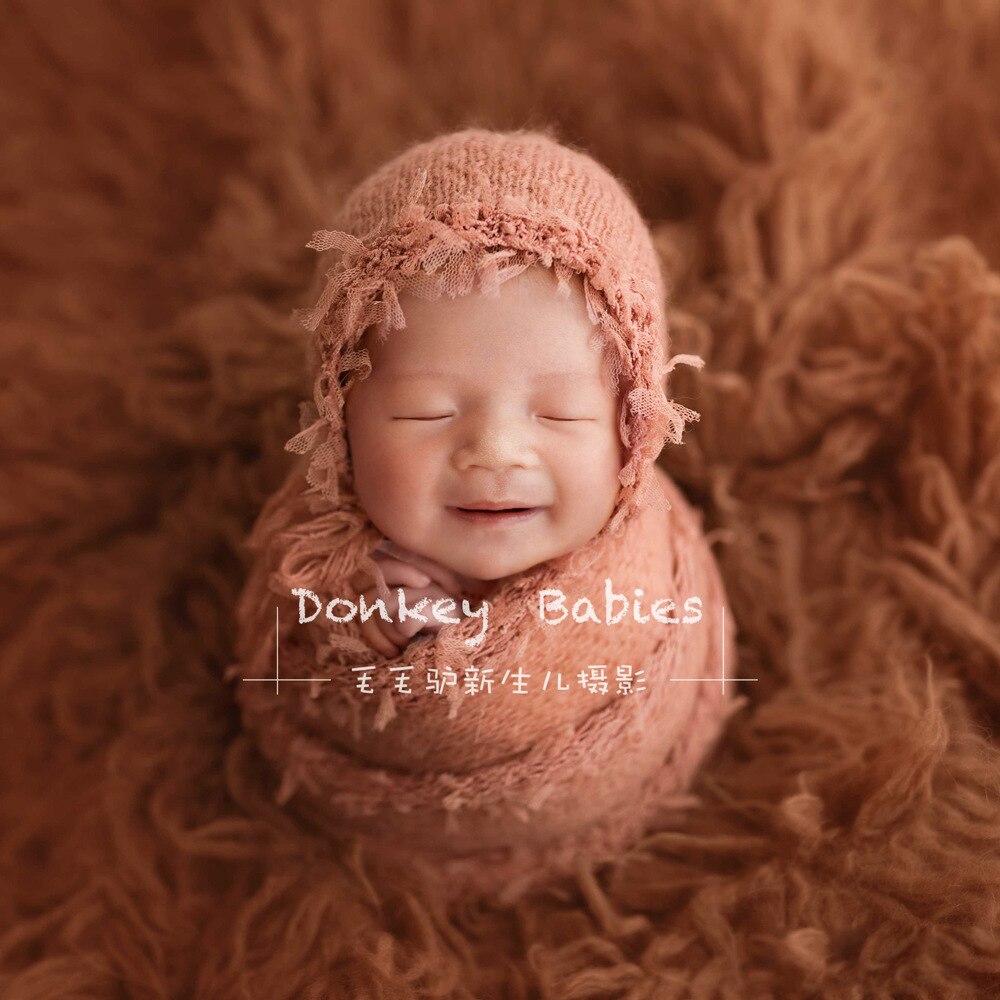 Pasgeboren Fotografie Props Hoed Mohair Pasgeboren Hoed Baby Fotoshoot Props Accessoires