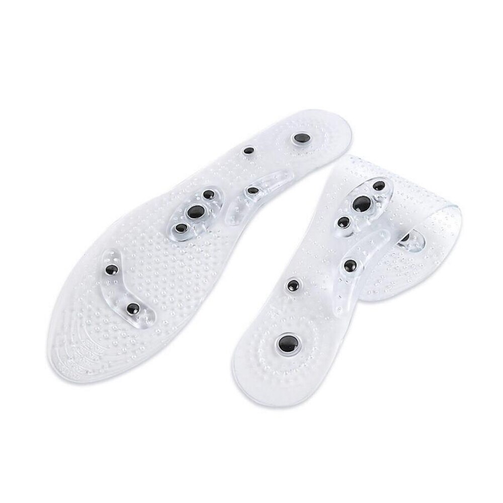 Kvinder silikone gel indlægssåler svangstøtte ortotiske magnetterapi sundhedspleje til mænd komfort puder fod camping indlægssåler