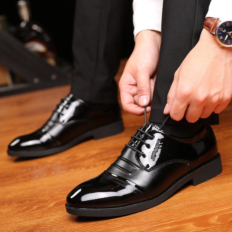 Scarpe Uomo In Pelle Oxford Punta Tonda – Eleganti E Traspiranti, Perfette Per Cerimonie, Lavoro E Serate, Derby Formali Con Suola Gommata