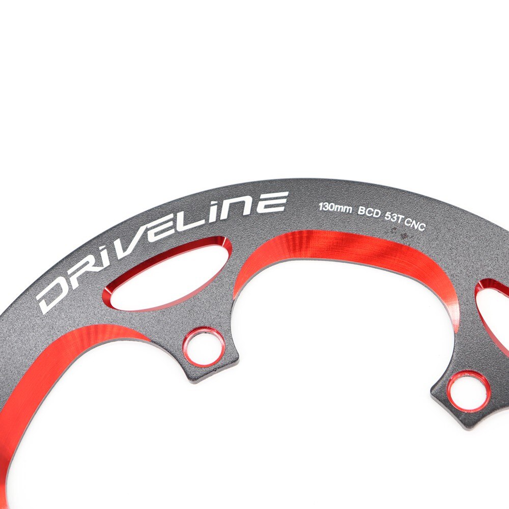 Aandrijflijn 130 bcd kettingbladbeschermer 53t 52t bcd 130 cnc crank racefiets vouwfiets onderdelen fietsketting wiel beschermplaat