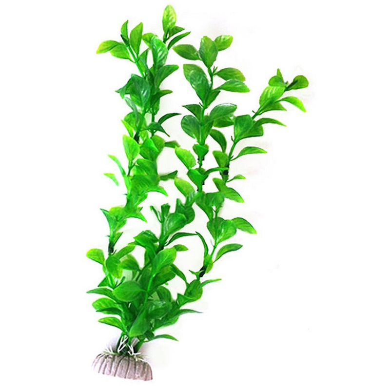 14 soorten kunstmatige aquarium decor planten water onkruid ornament waterplant aquarium gras decoratie accessoires 14,5 cm: Rood