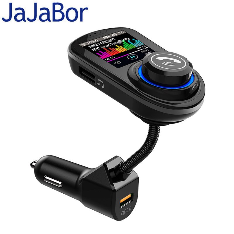 JaJaBor Fm-zender Bluetooth carkit Handsfree Car MP3 Speler Ondersteuning Map Song Afspelen Ondersteuning TF Card U Disk Afspelen