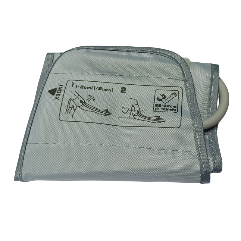 Adjustable Adult Arm Digital Monitor Cuff Single Tube Tonometer Cuff With Connector Sphygmomanometer BP Meter 22-32CM/32-42CM: Red