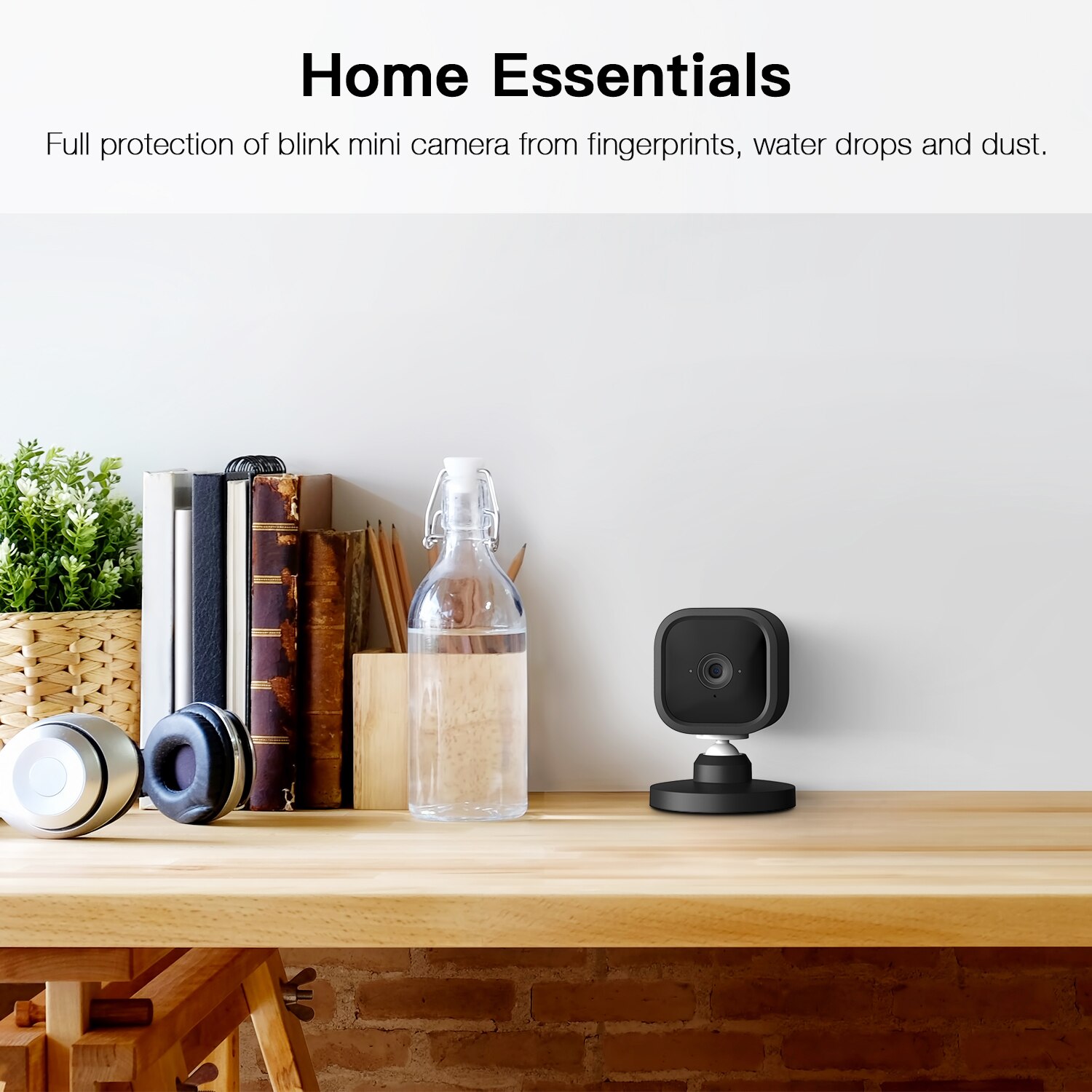 Blink Mini Camera Wall Mount Bracket Silicone Protective Covers Indoor/Outdoor Wall Mount Security Cover for Blink Mini Camera