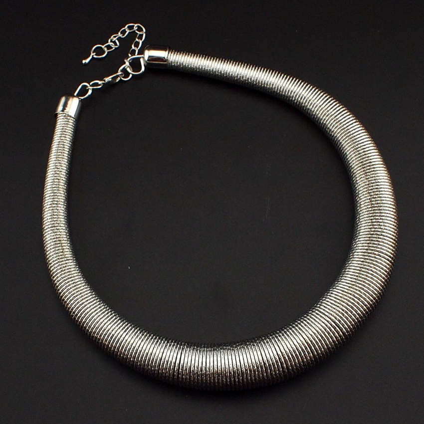 Manilai moda brilhando primavera metal pescoço caber torques colar gargantilhas feminino festa usar instrução colar design punk jóias