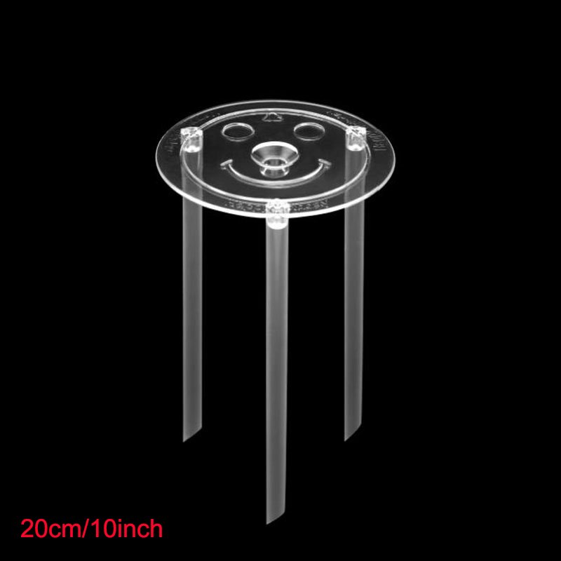 Multi-layer Cake Support Frame Practical Cake Stands Round Dessert Support Spacer Piling Bracket DIY Cake Tool 4/6/8/10/12inch: 20cm 10inch