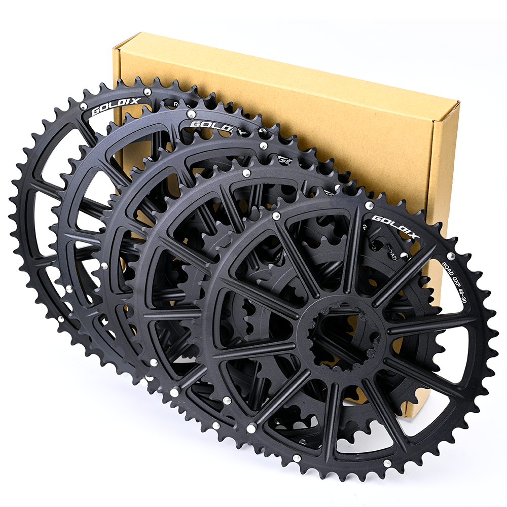 GOLDIX 53-39T 52-36T 50-34T 48-32T 46-30T specificatie racefiets crankstel kettingblad geschikt voor SHIMANO en SRAM 10 11S 12S