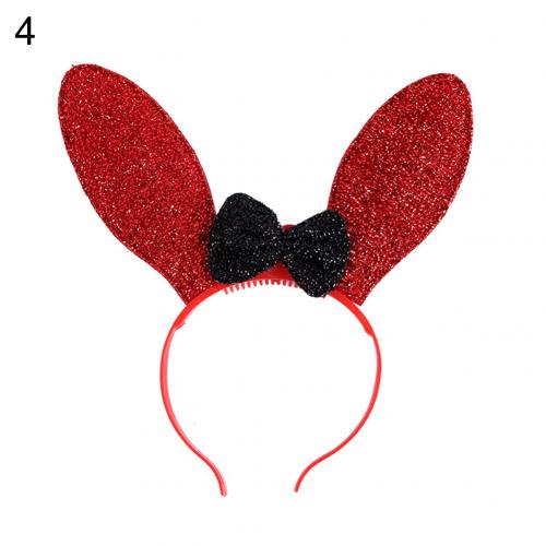 1 PC Led Haar Hoop Glowing Pailletten Kaninchen Ohr Kinder Licht up Stirnband Blinkende LED Haar Hoop Für Partei Liefert