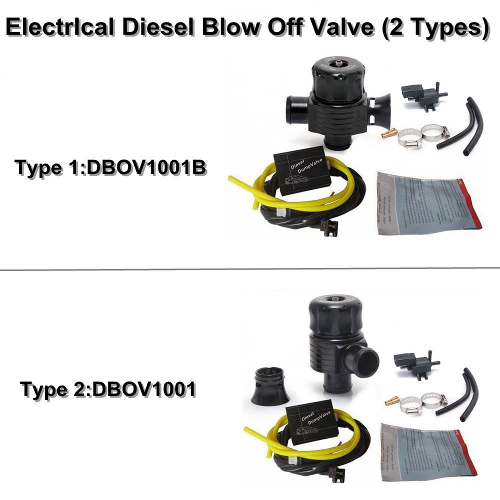 Universal ElectrIcal Turbo Diesel Blow Off Valve With Horn Dump Valve Kit TK-DBOV1001/TK-DBOV1001B