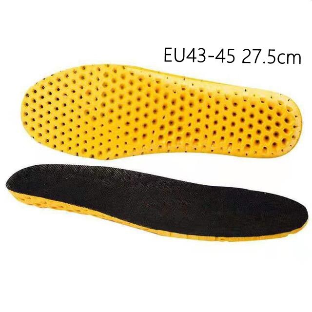 Plantillas ortopédicas de espuma viscoelástica para hombre y mujer, accesorios suaves para calzado, almohadillas para los pies, 1 par: EU43-45 27.5cm
