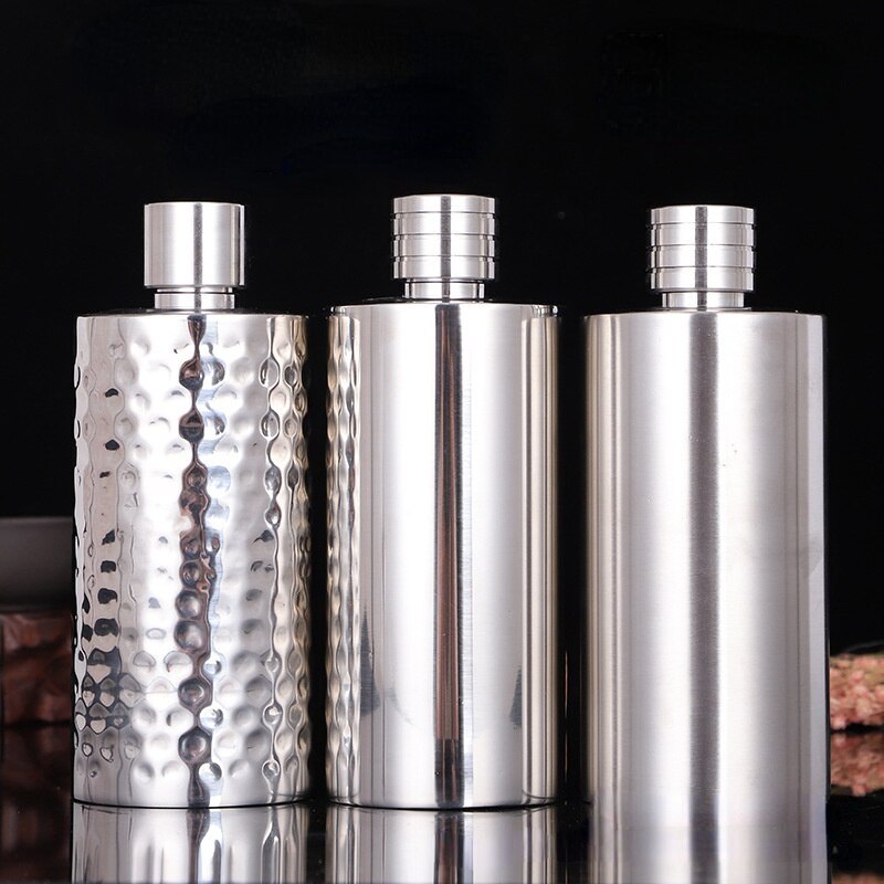 304 stainless steel kettle thickened, Jin filled cylindrical kettle, Russian portable round Baijiu