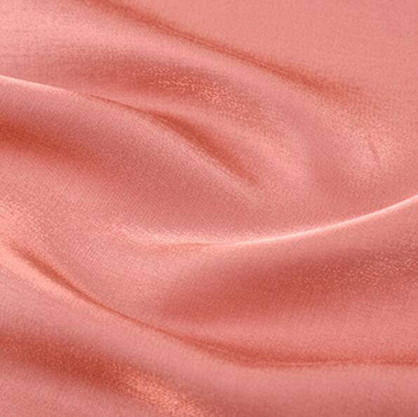 Silky rayon zomer dunne stof licht zacht ademend parel glans DIY stof: Roze
