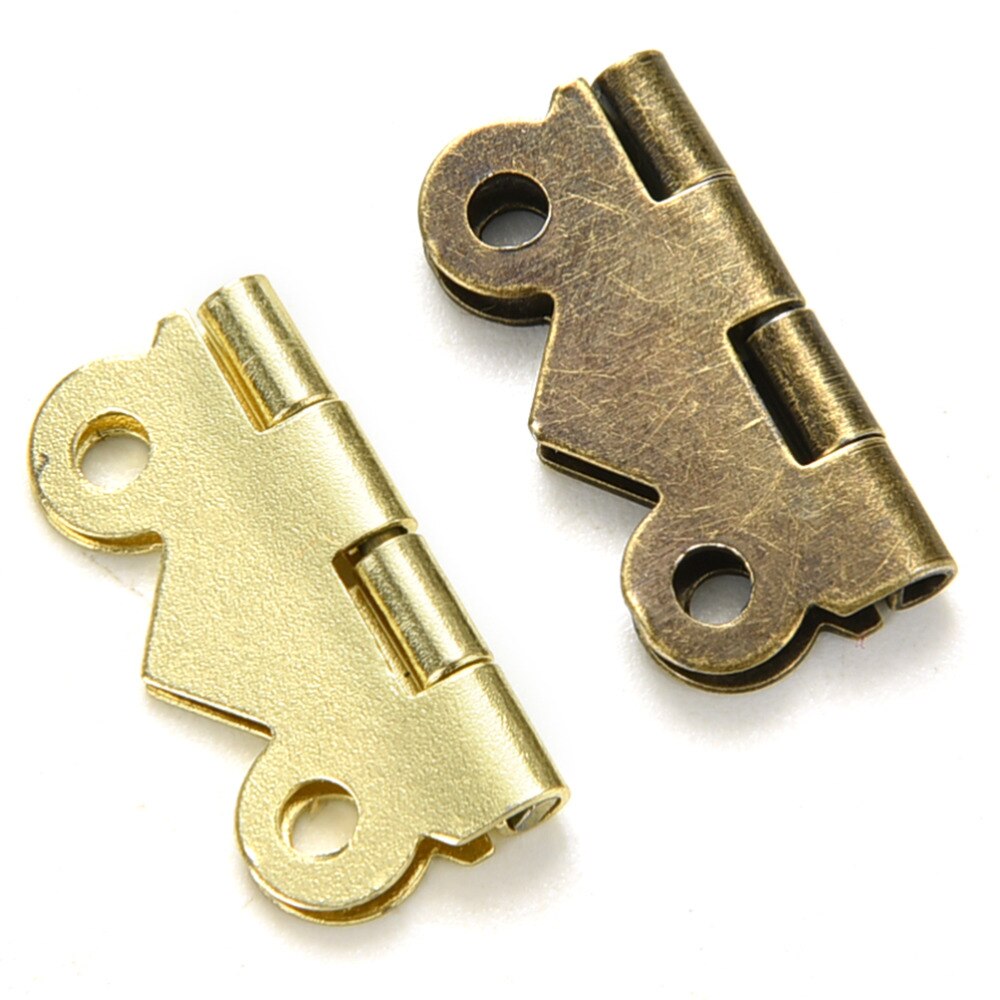 10Stck 20x17mm Mini Schmetterling Scharniere Schmuck Wein Kasten Holz Puppenhaus Tür Scharnier Schrank Schublade Schmuck Kasten DIY Reparatur