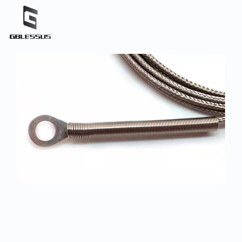 Hole Washer Thermocouple 6mm Inner Hole K/E Type Temperature Sensor Probe UT Terminal 1/5M Industrial Temperature Controller