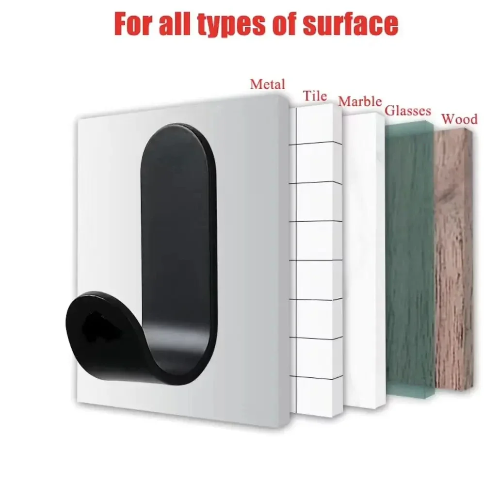 6 stuks zelfklevende enkele badjashaak muurhaken handdoekhaak deurhanger sleuteltas kapstok houder keuken badkamer accessoires