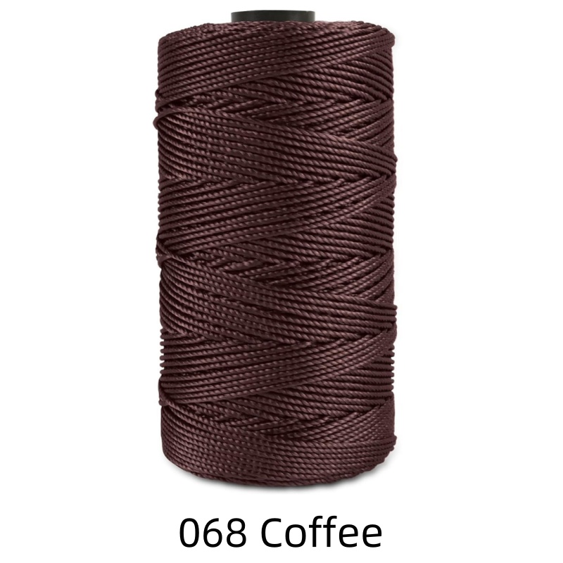 1,5 mm 200 m Häkel-Strickgarn, DIY-Handwerk, Eisseide, Polypropylen-Garn für Hütte, NäHenne, Taschen, mehrfarbiger Häkelgarn: Pistole Metall