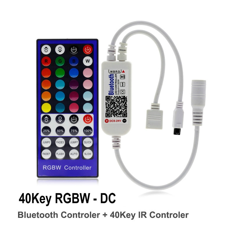 DC5V-24V Bluetooth Rgb Rgbw Led Controller Ios/Android App Bluetooth Rgb Controller Voor Rgb Rgbw Led Strip