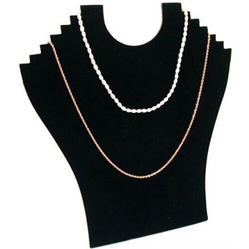 Sales! Ketting Buste Sieraden Hanger Ketting Display Houder Hals Fluwelen Stand Schildersezel