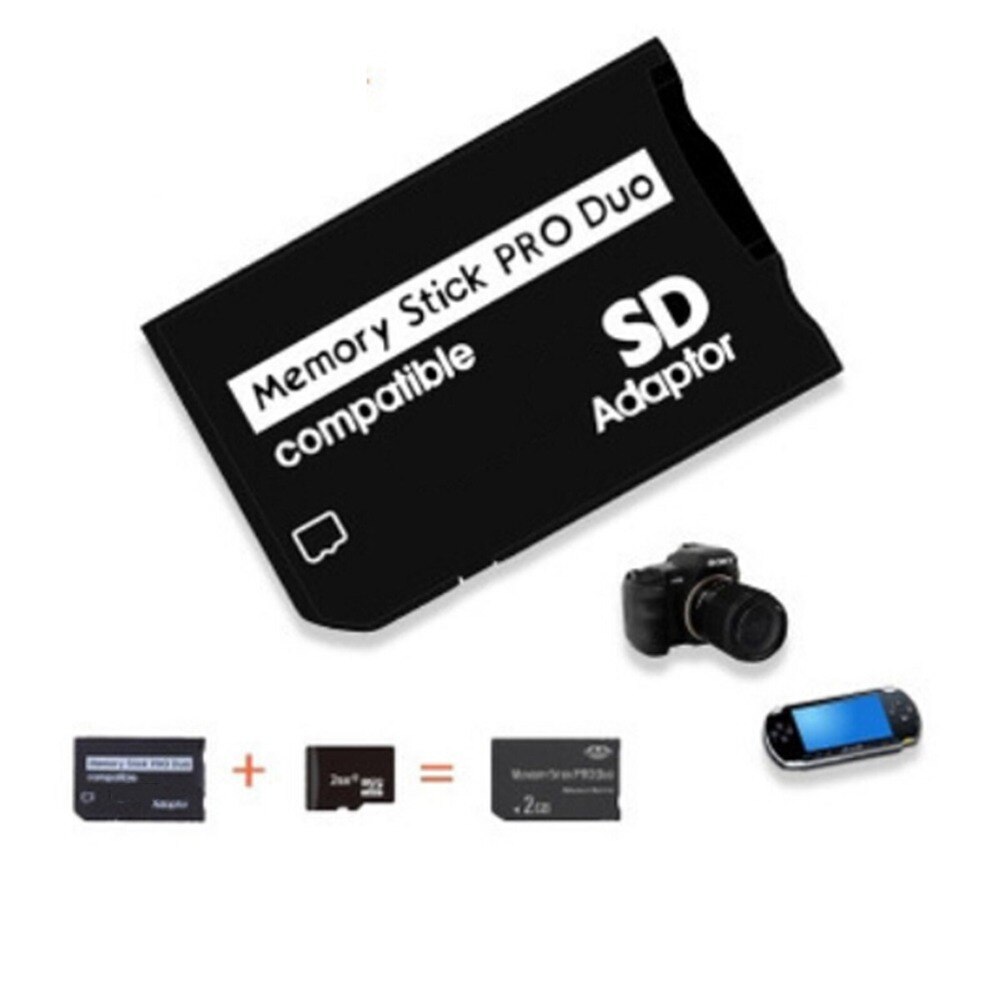 128 mo jusqu'à 2 go Micro SD adaptateur Micro SD SDHC TF à mémoire Stick MS Pro Duo adaptateur carte convertisseur PDA et appareil photo numérique