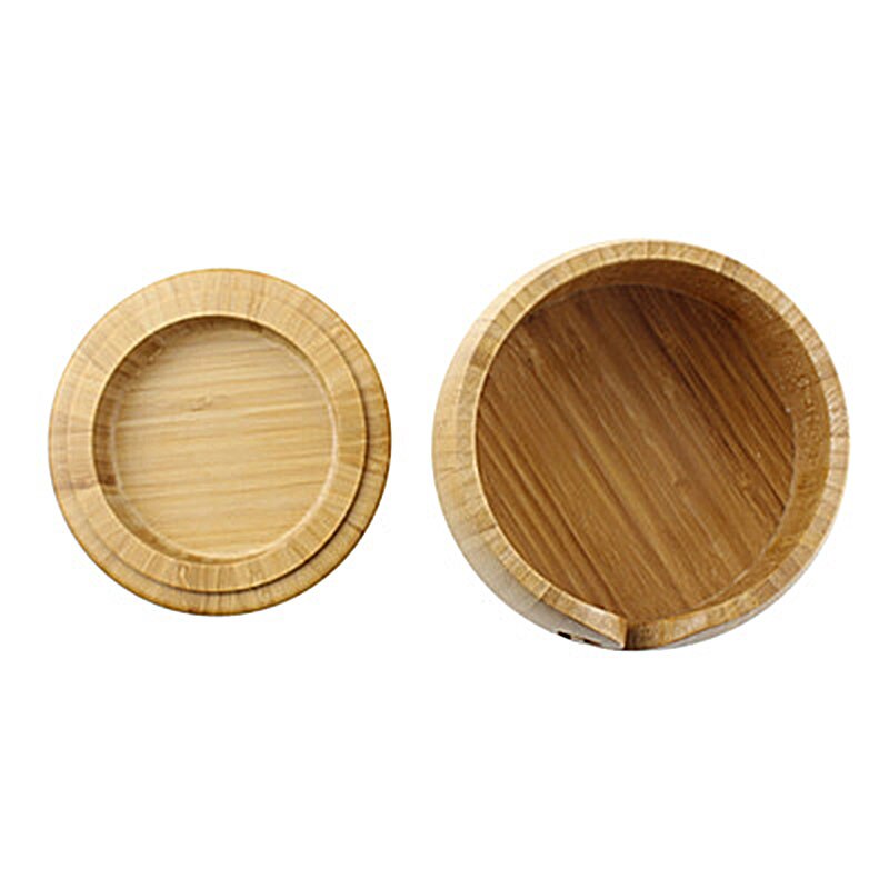 Bol de fil avec couvercle rond en bois bambou fil bol de rangement avec couvercle en bois massif à la main laine outil de tricotage