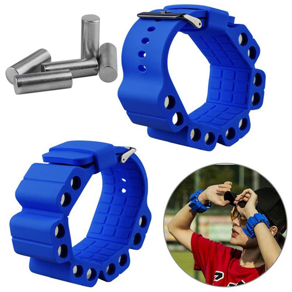2 Stuks Duurzaam Pols Gewichten Silicone Verstelbare Armband Wearable Pols Gewichten Voor Fitness Oefening Walking Jogging Yoga Gym