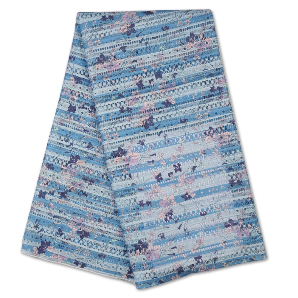 Guipure Cord Lace Fabric African Lace Fabric With Stones Water Soluble Laces For Wedding YA3492B-2