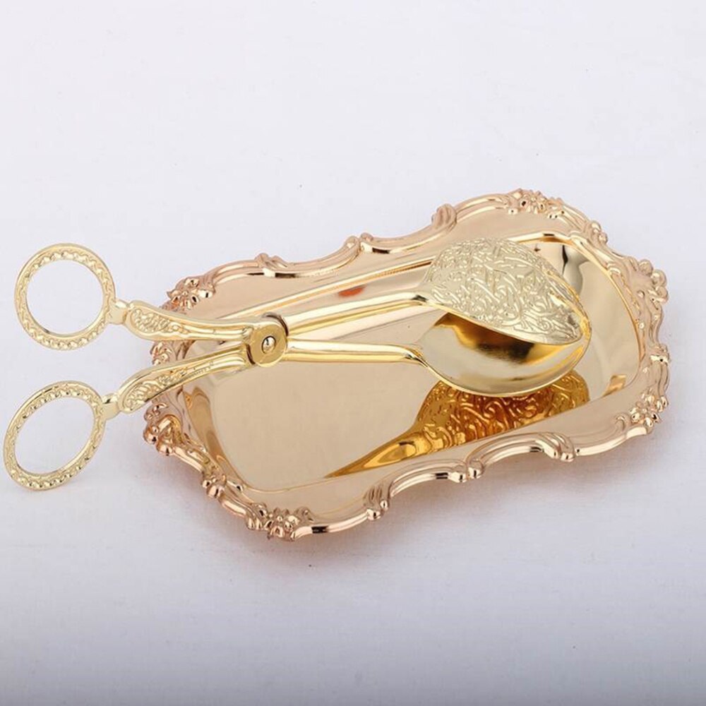 1PC Dessert Tray Rectangle Exquisite Decorative Snacks Cake Dessert Tableware for Party Wedding