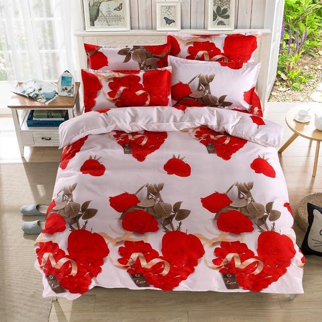 bed set 3D Bedding Sets King Size Duvet Cover Luxury 3D Bedding Set: 23R23FDS