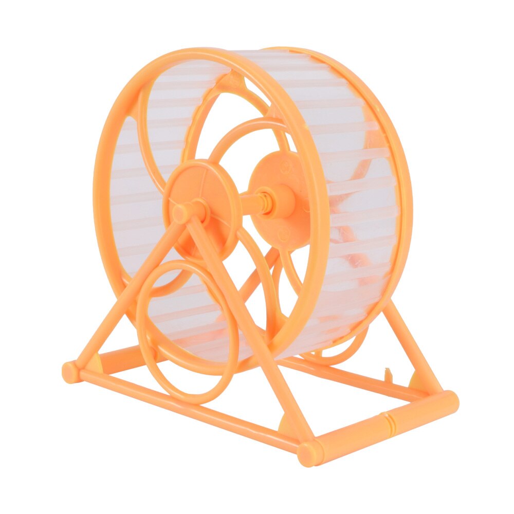 Pet Exercise Sport Wheel Pet Silent Cage for Hamster Jogging Rat Running: Yellow