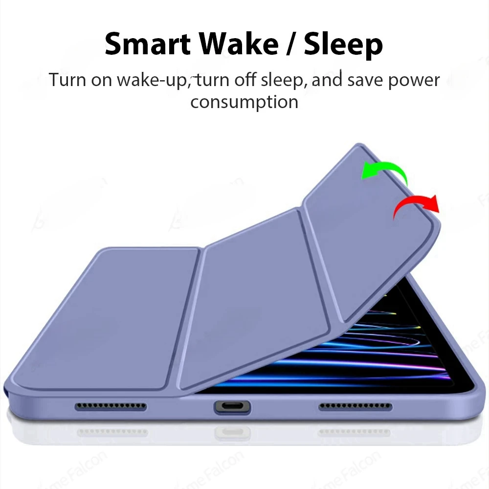 Para Apple iPad 11. a generación funda A16 2025 accesorio magnético soporte triple Auto Sleep/Wake fundas para tabletas para iPad 11th 11''