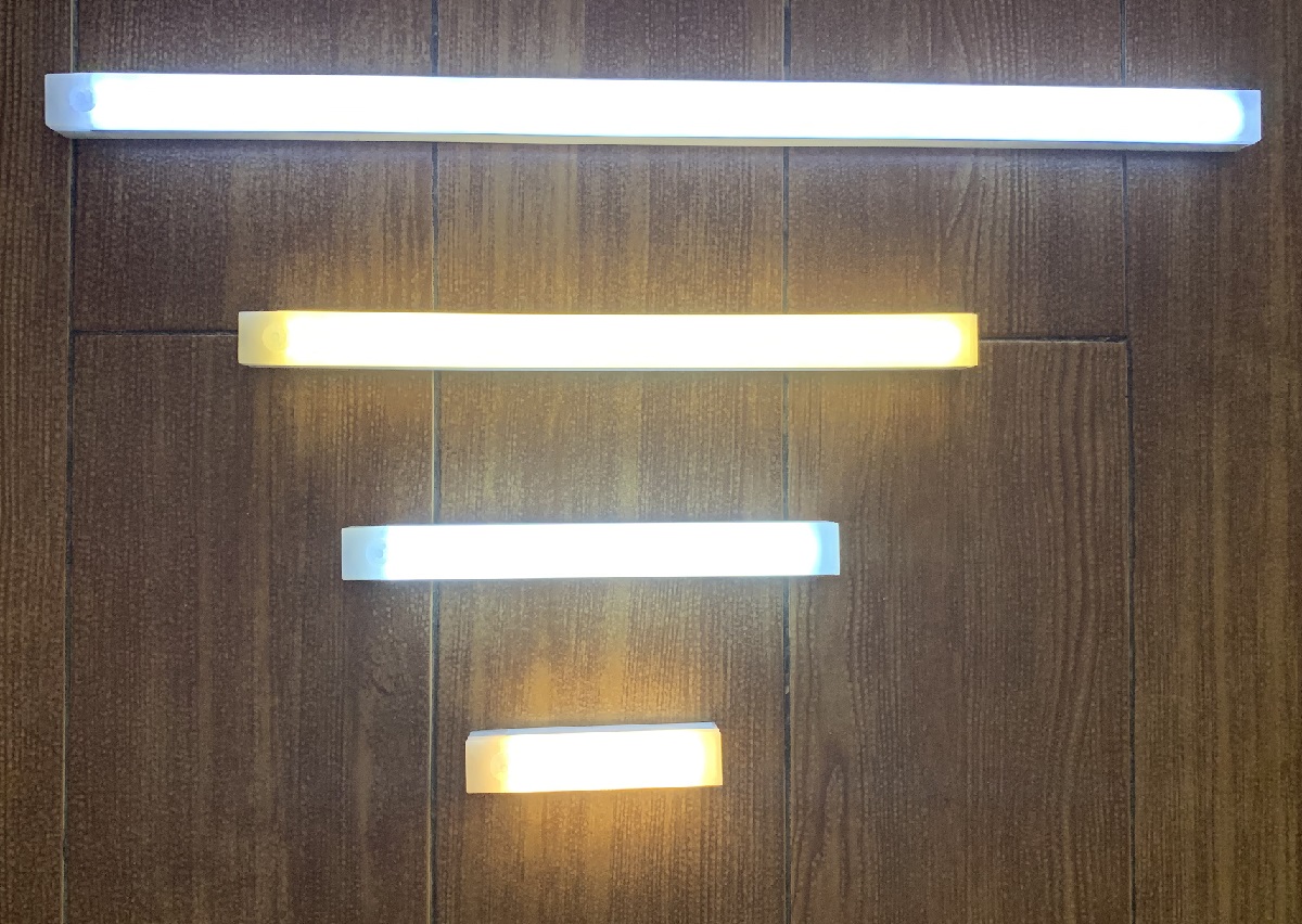 USB Oplaadbare PIR Bewegingssensor LED Barverlichting Dimbare Detector Nachtlampje Draagbare Inductie Kastlamp voor Keuken Kamer
