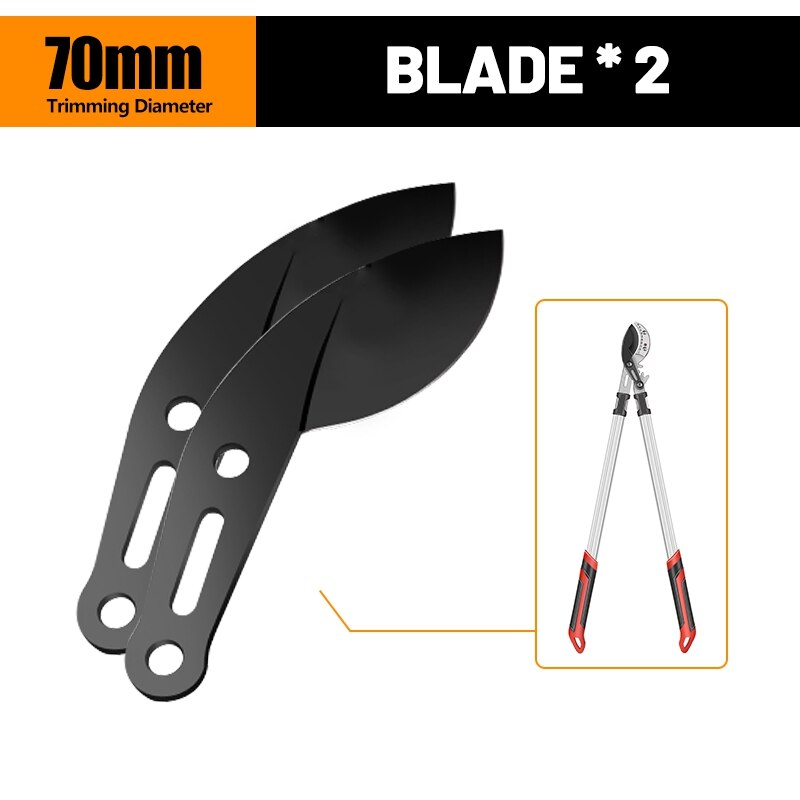 DTBD Rakepruning Shear Blades Gardening SK5 Pruning Scissor Blade Steel Replacement Blades Fruit Tree Branch Trimming Tool: 70MM 2 Blade