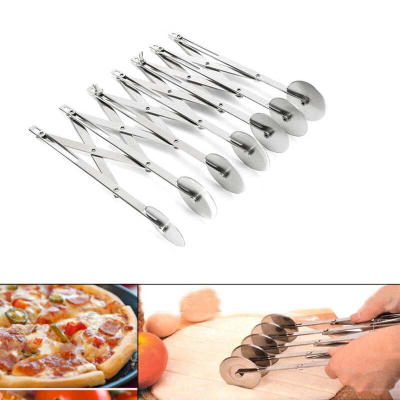 Nieuw Multifunctionele Rvs Deeg Divider Multi Wiel Cutter Roller Pasta Pizza Dunschiller Bakken Tool