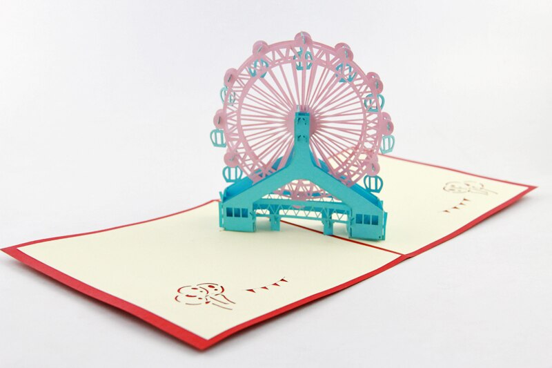 Ferris Wheel Pop up card 3D card ferris