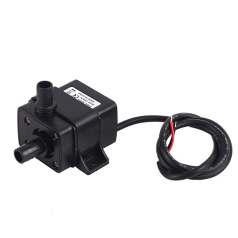 Vattentät ultratyst vattenpump 4.8w 240l/ h mikro borstlös  dc 12v bil dränkbar fontän akvarium fiskdamm cirkulerande: Stil 2