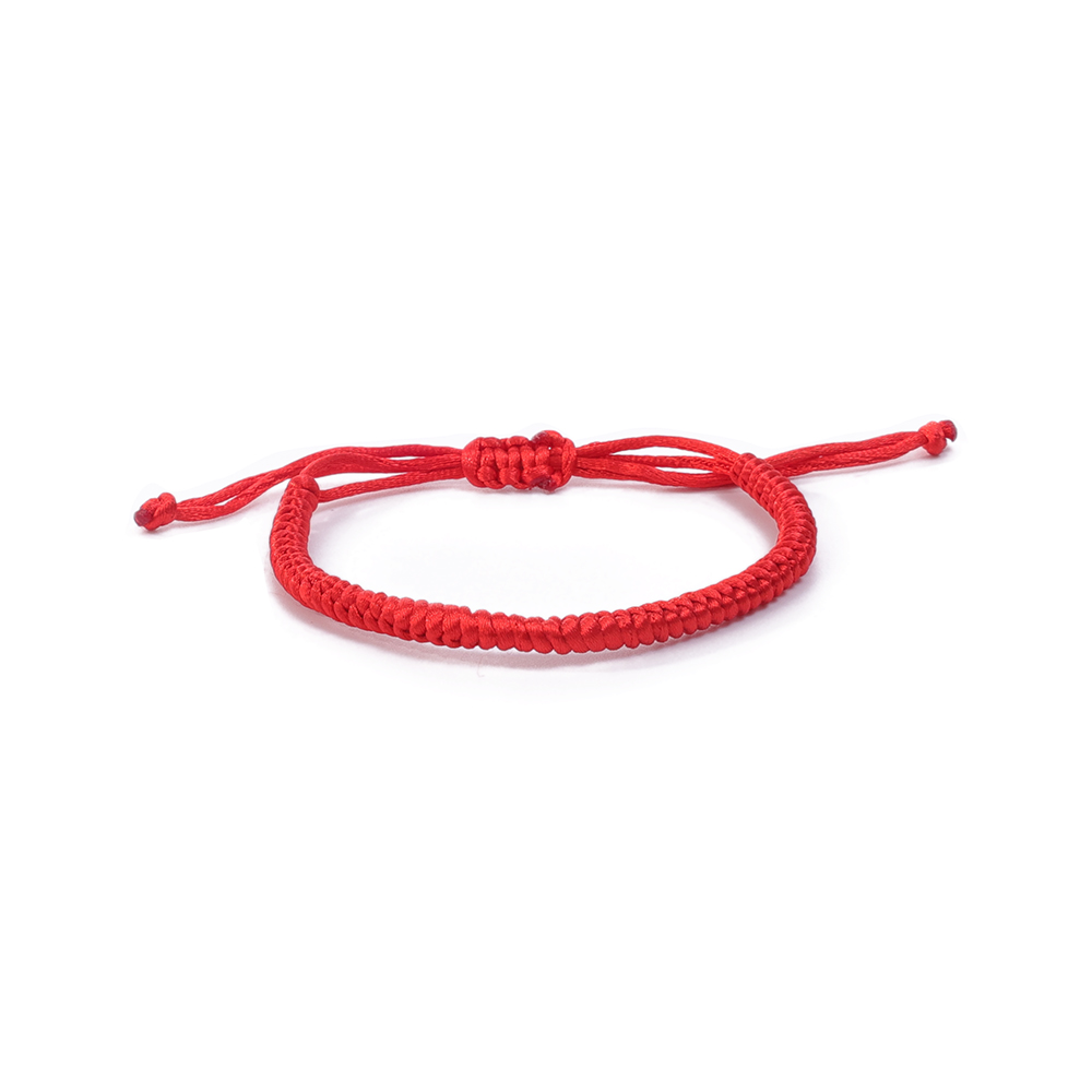 Pulsera de hilo rojo de la suerte para pareja, amuleto de buena suerte para cuerda de éxito, pulsera trenzada de ojos malvados, de joyería hecho a mano, 2-12 Uds.: Negro / Oro oscuro