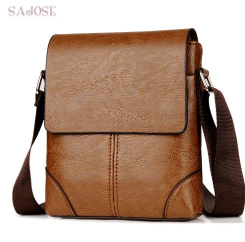 Mannen Crossbody Bag Mode Lederen Schoudertas Toevallige Zwarte Hand tas Voor Telefoon Reizen: Khaki