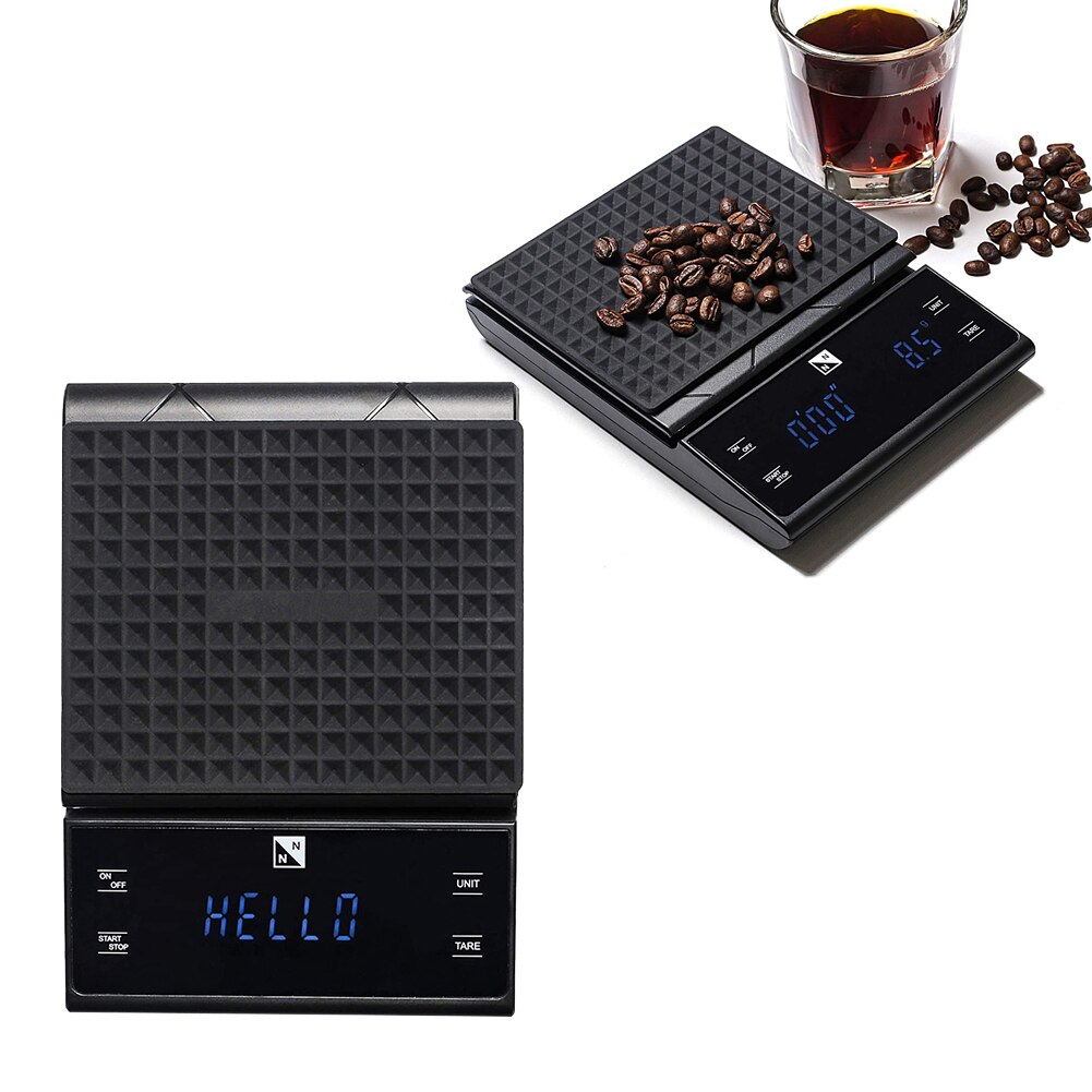 Digital Food Kitchen Precision Scale Multifunction Coffee Food Scale Digital Kitchen Weighing Scale with Timer Baking Cooking